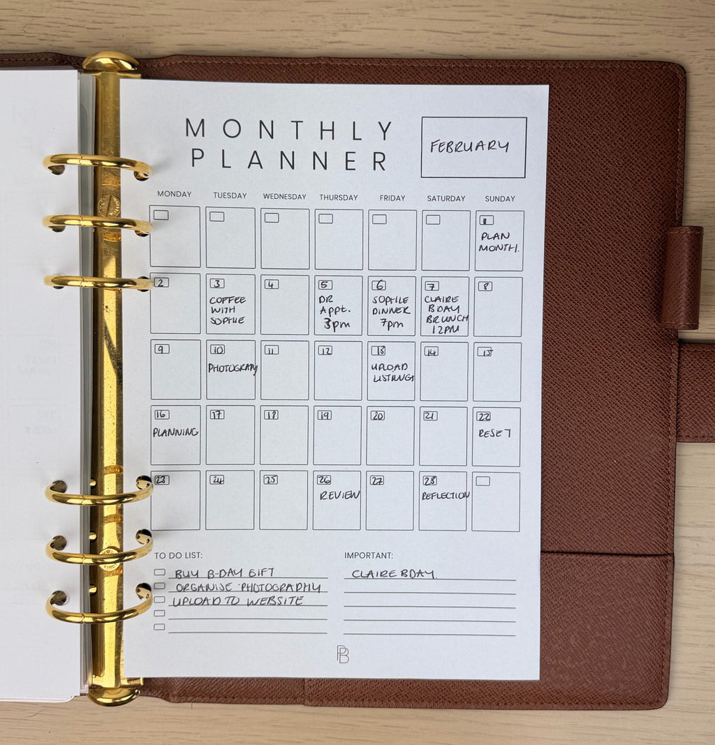 Monthly Planner