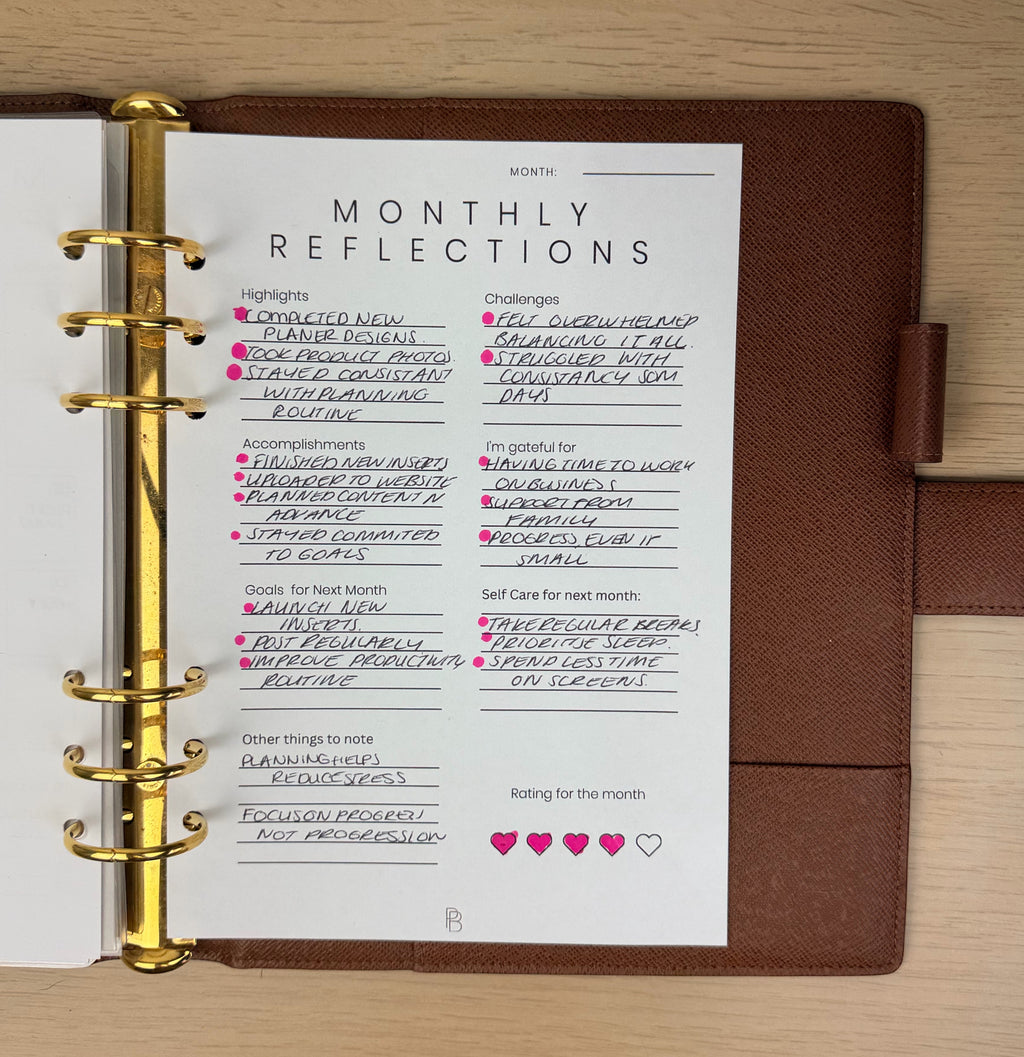 Monthly Reflections