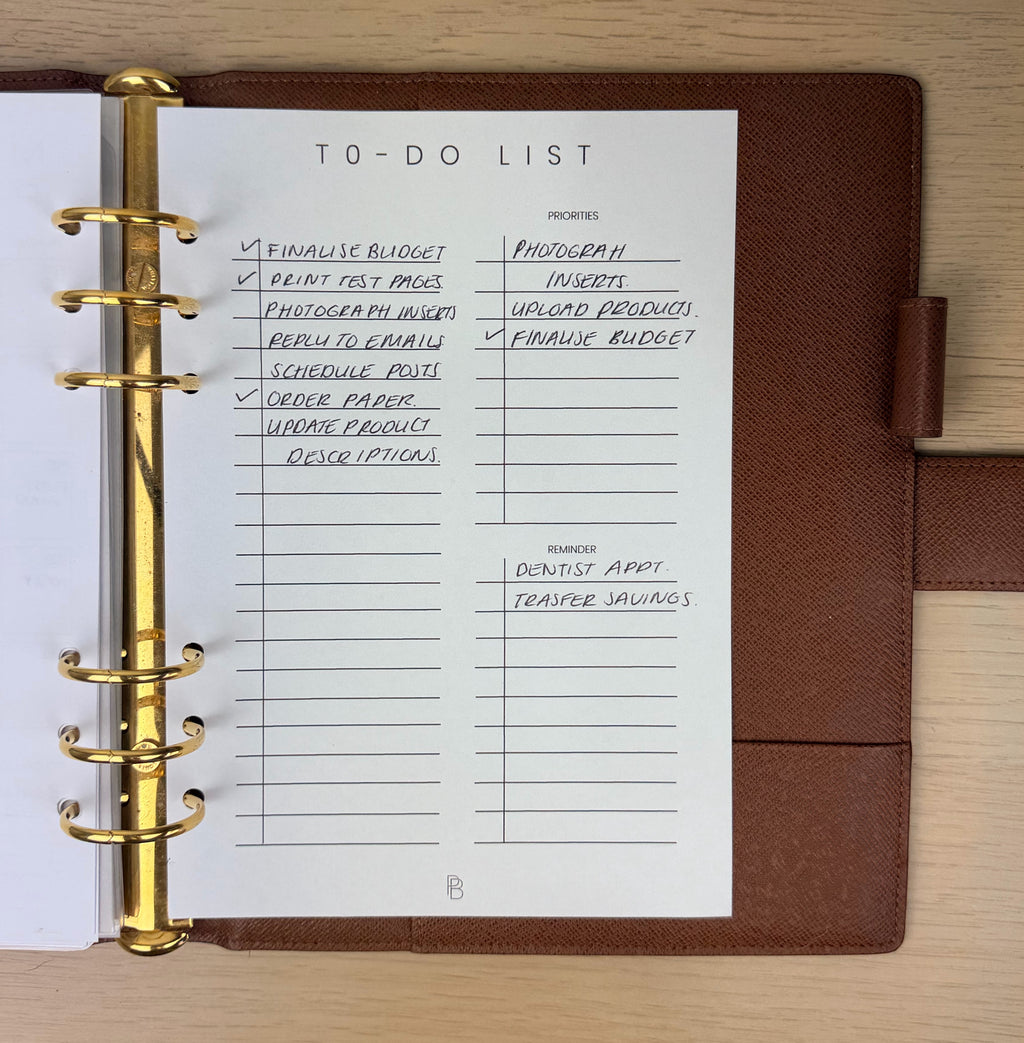 To Do List