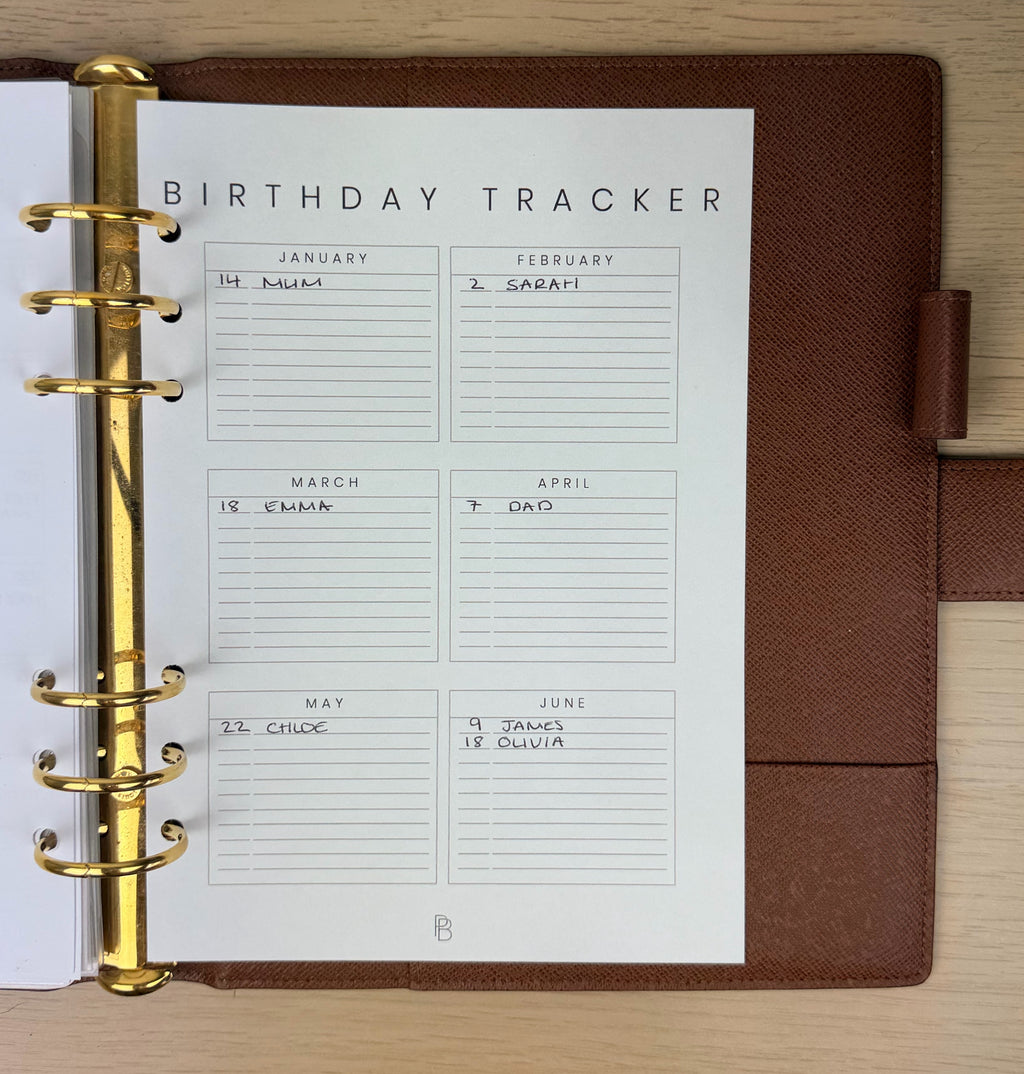 Birthday Tracker