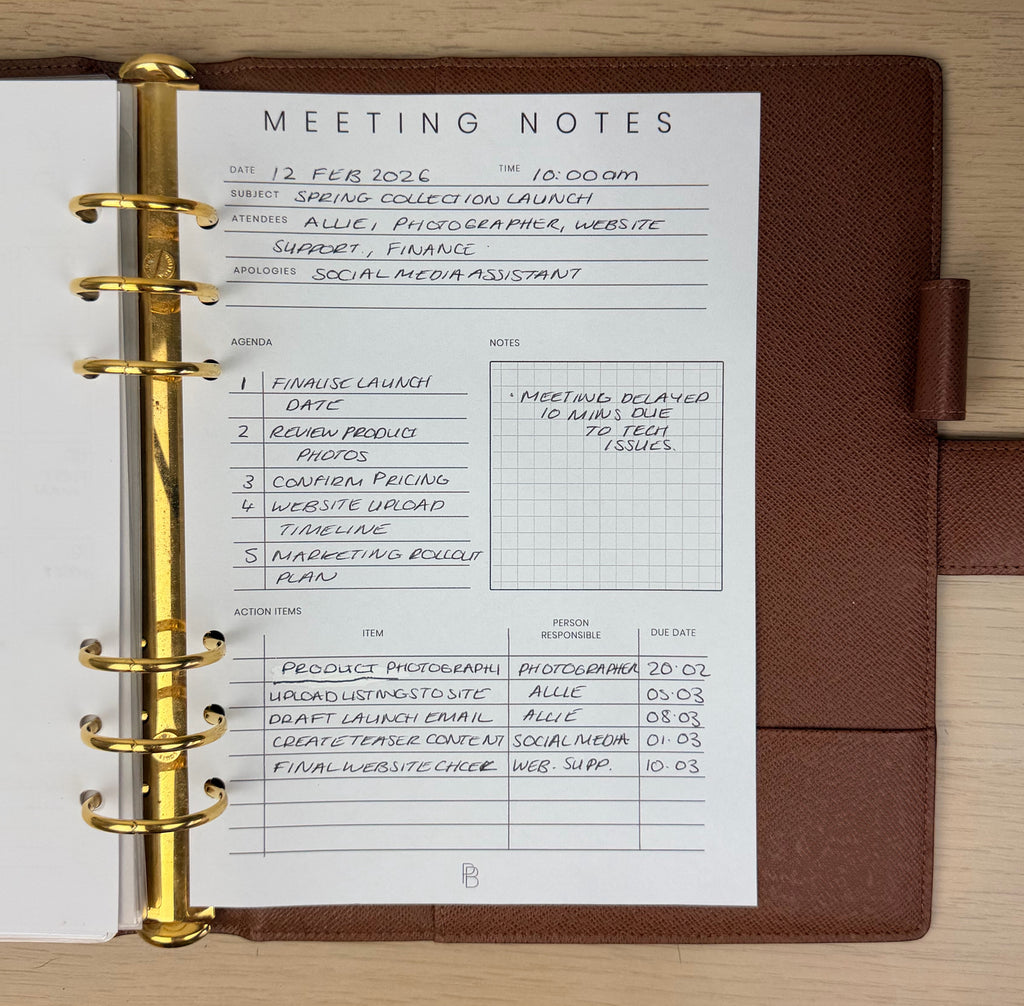Meeting Notes