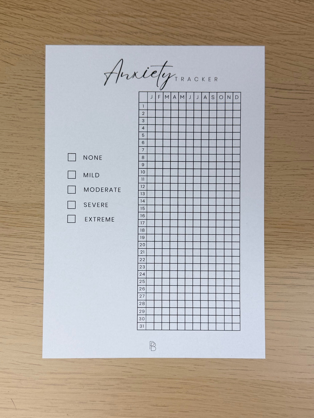 Anxiety Tracker