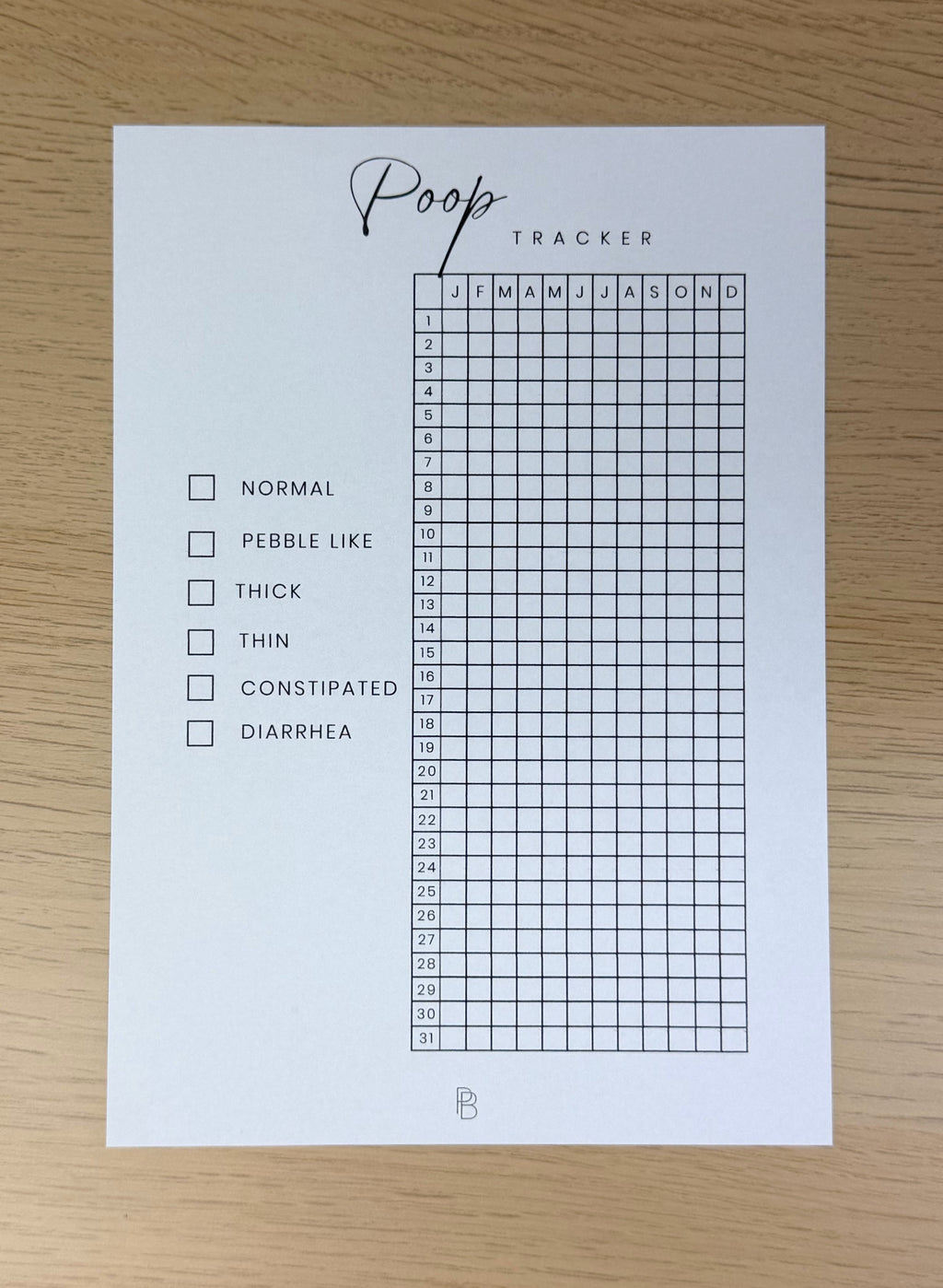 Poop Tracker