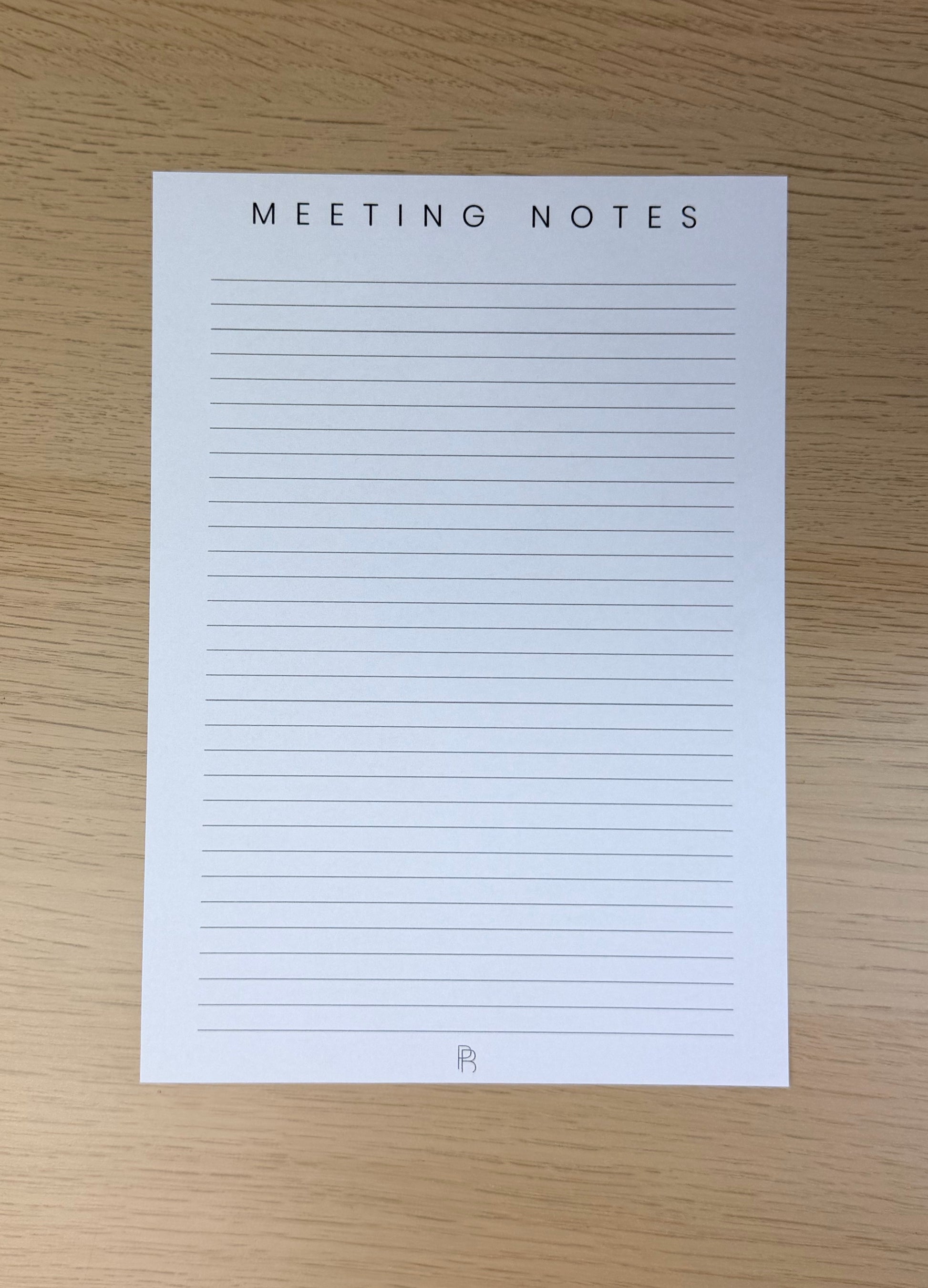 Meeting Notes