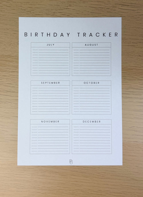 Birthday Tracker