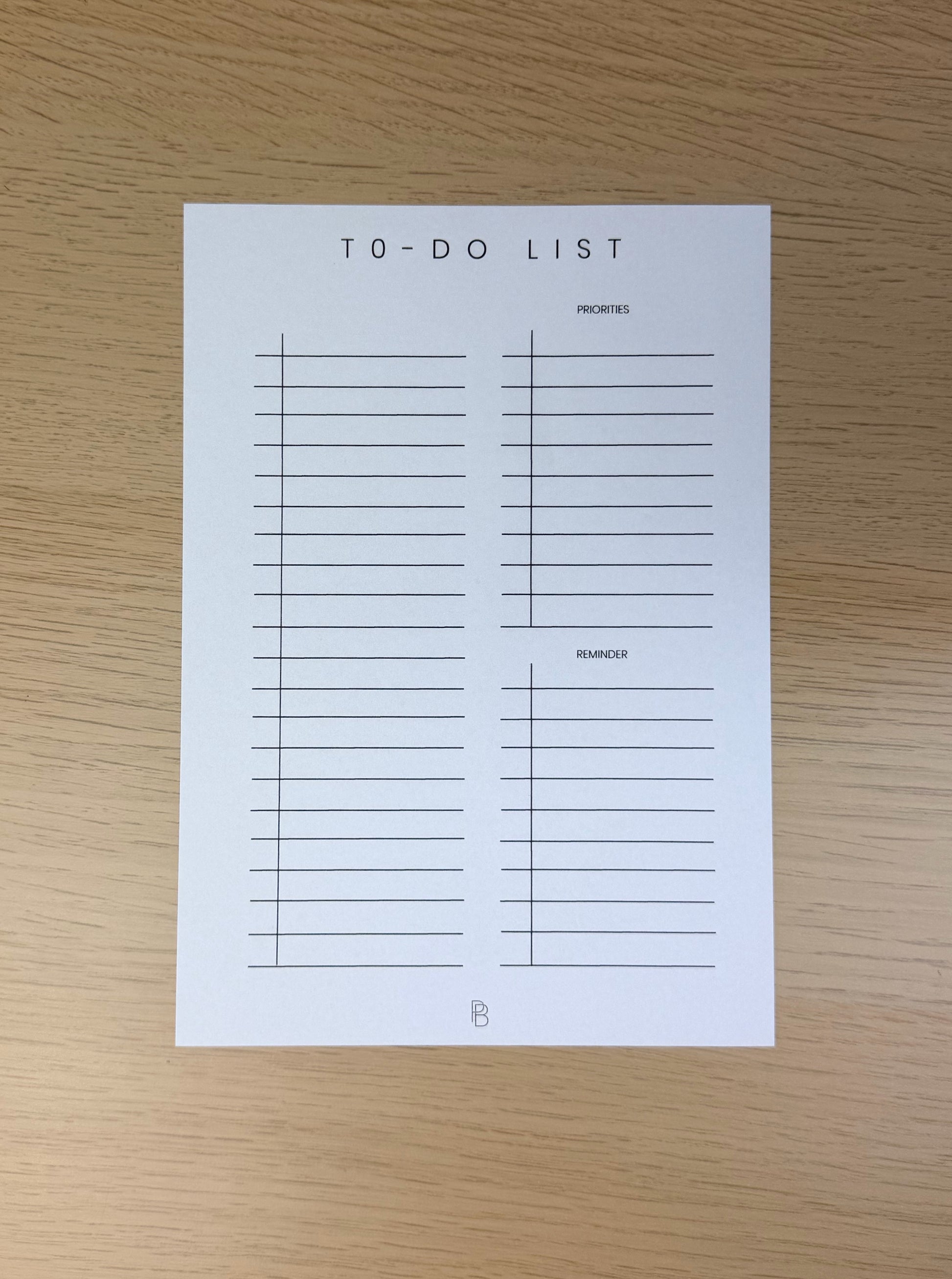 To Do List
