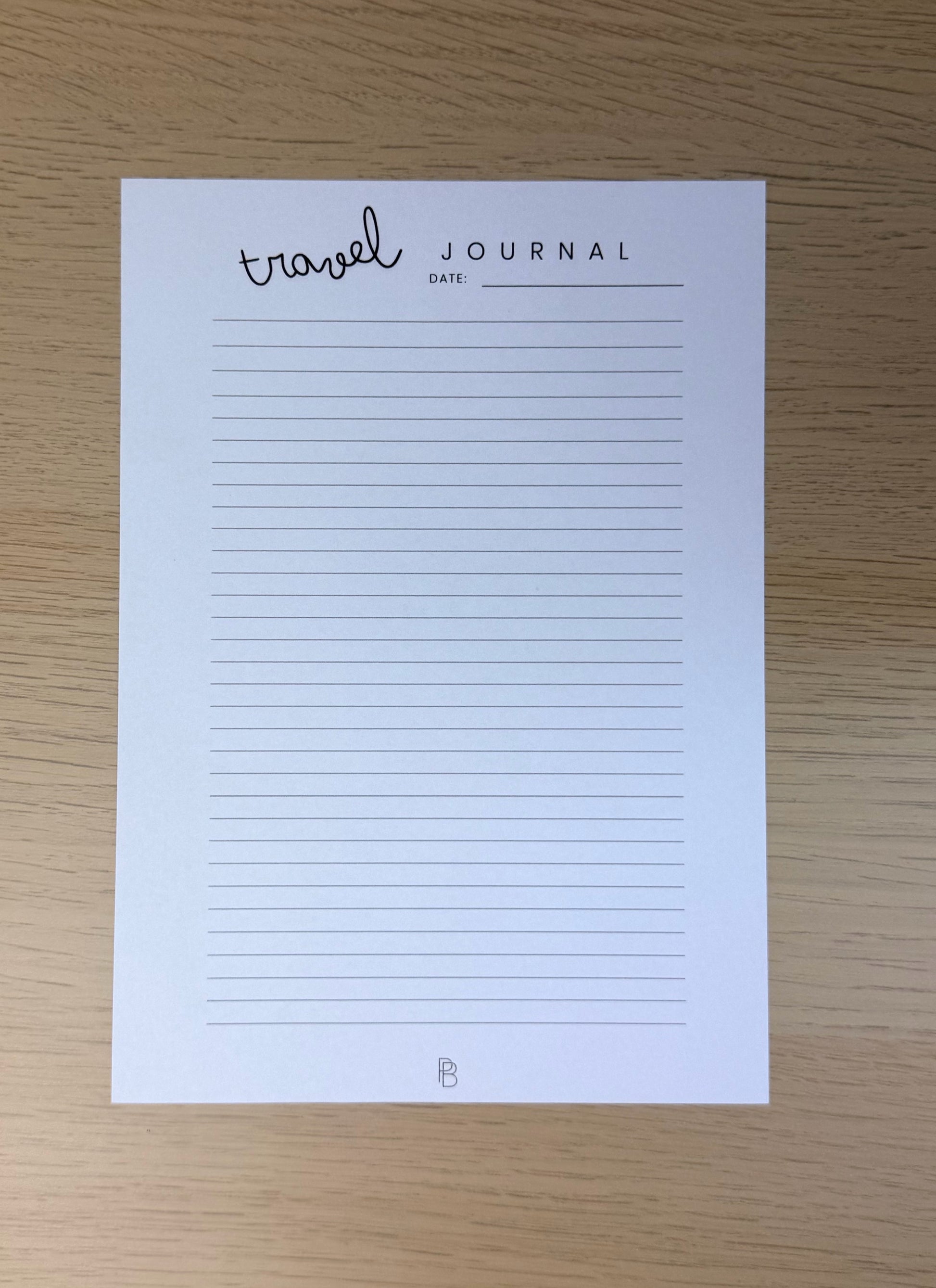 Travel Journal