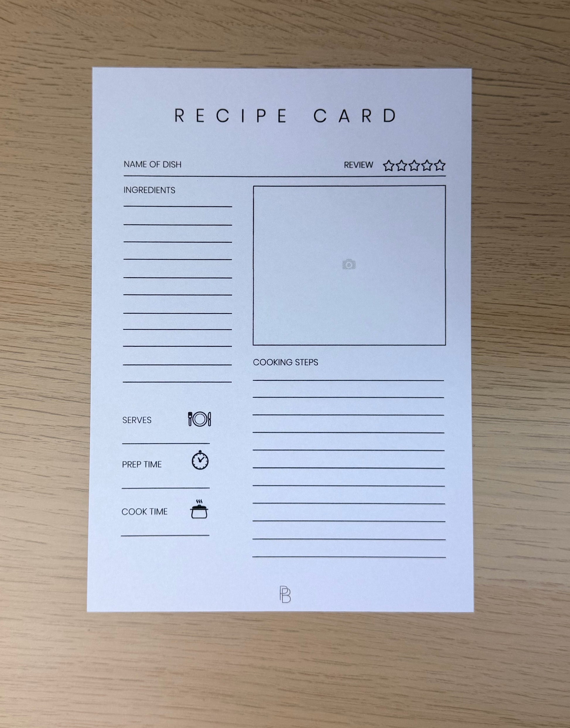 Recipe Card