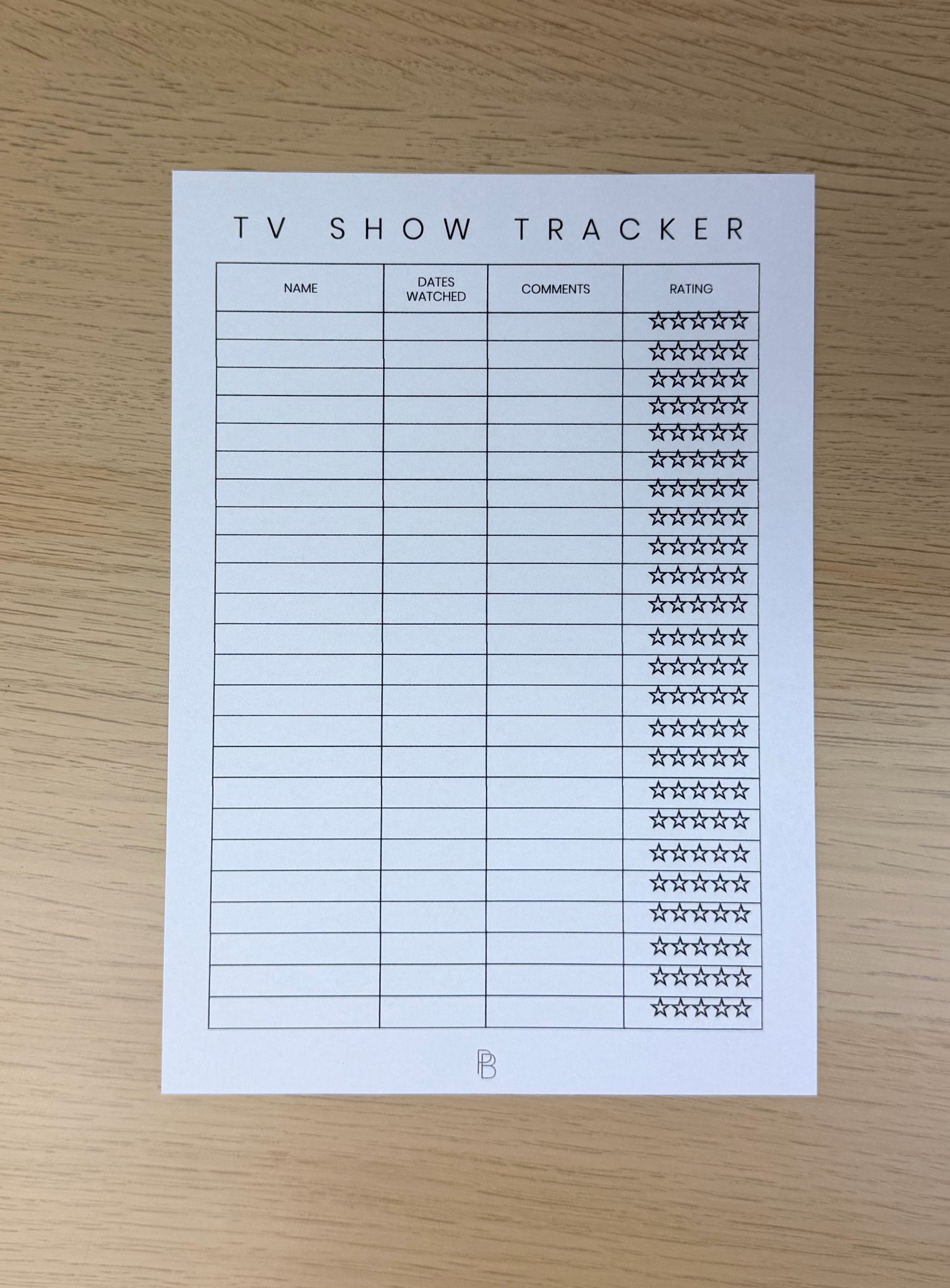 TV Show Tracker