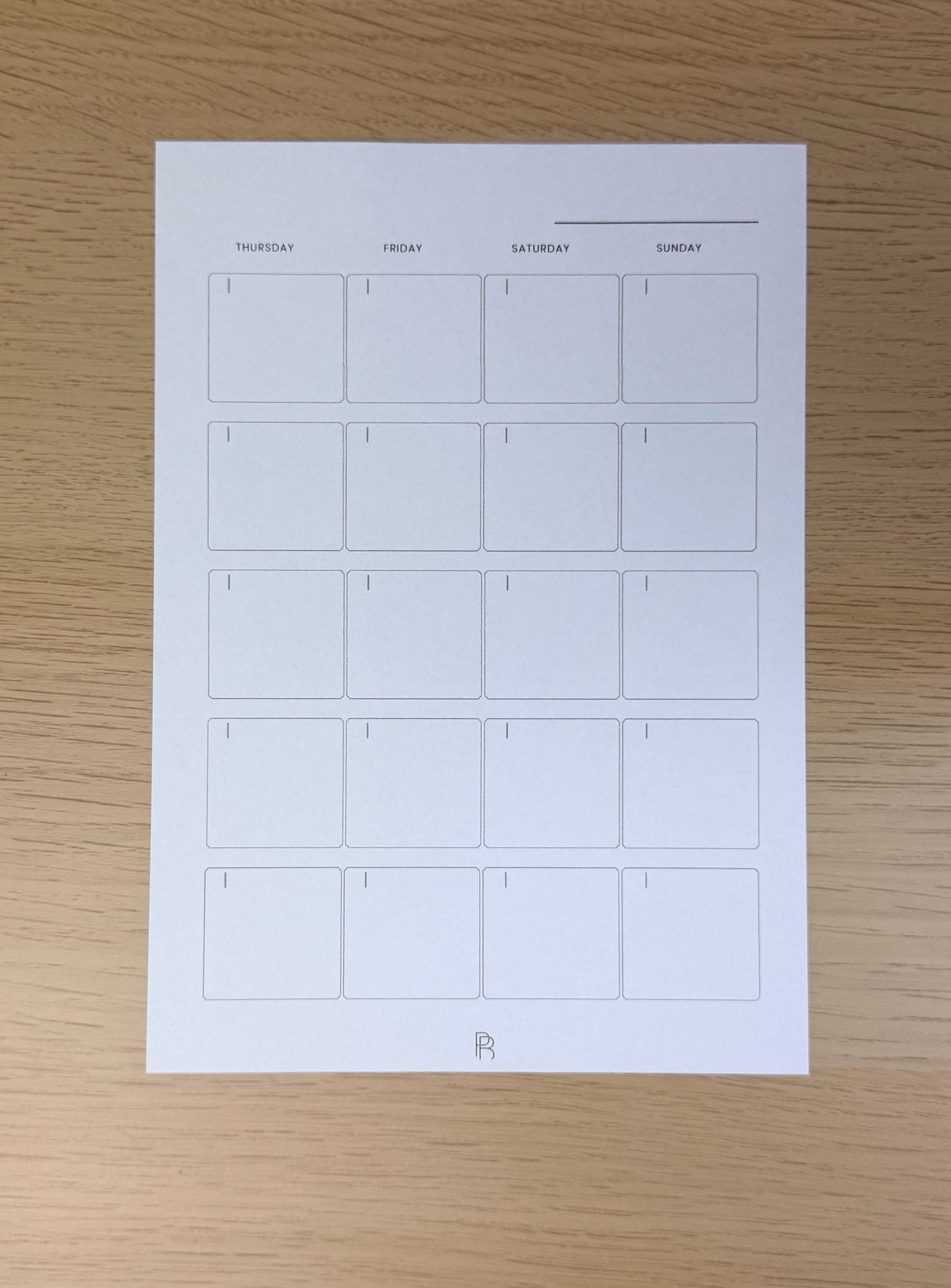Monthly on 2 Pages