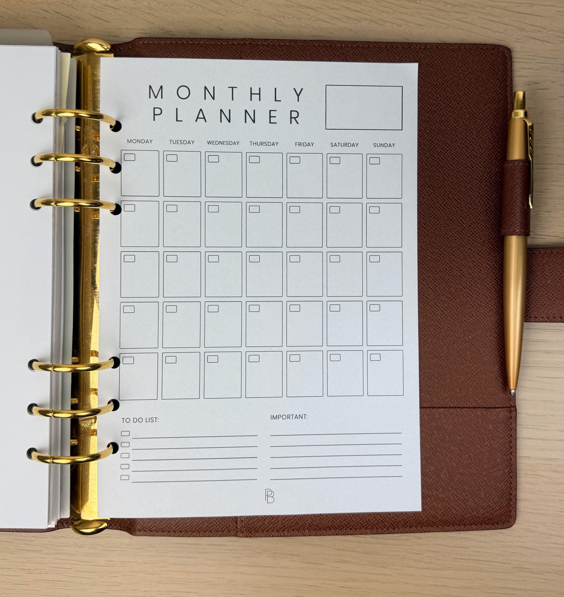 Monthly Planner