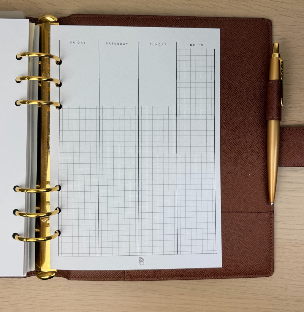 Weekly Planner (Graph)