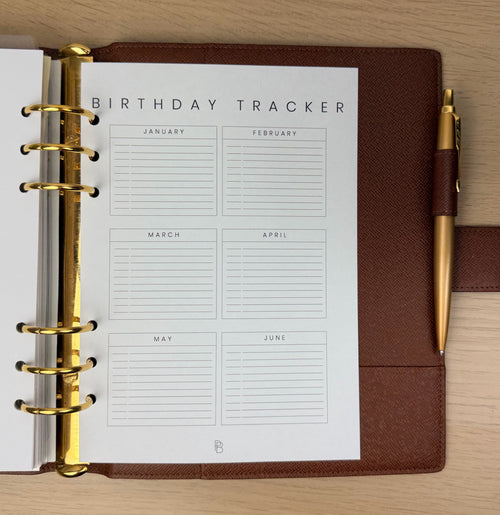 Birthday Tracker