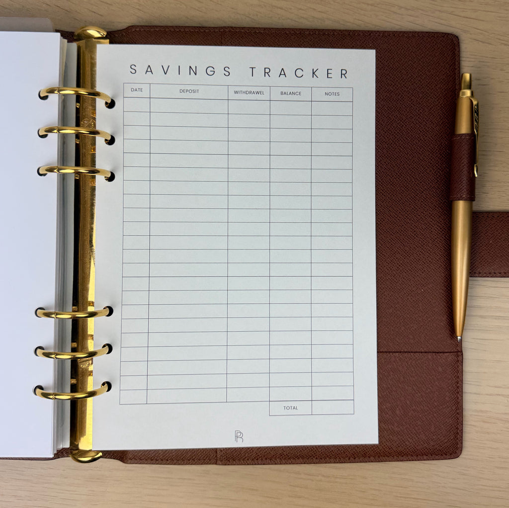Saving Tracker (Version 2)