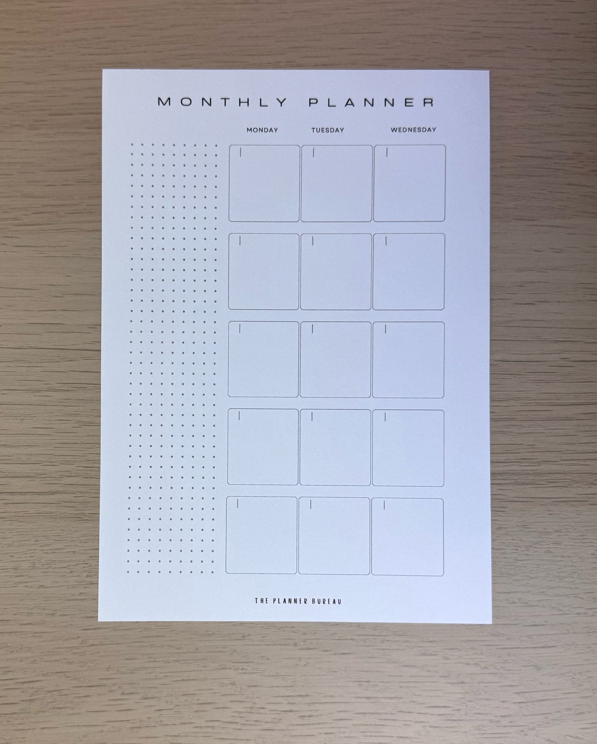 Monthly on 2 Pages