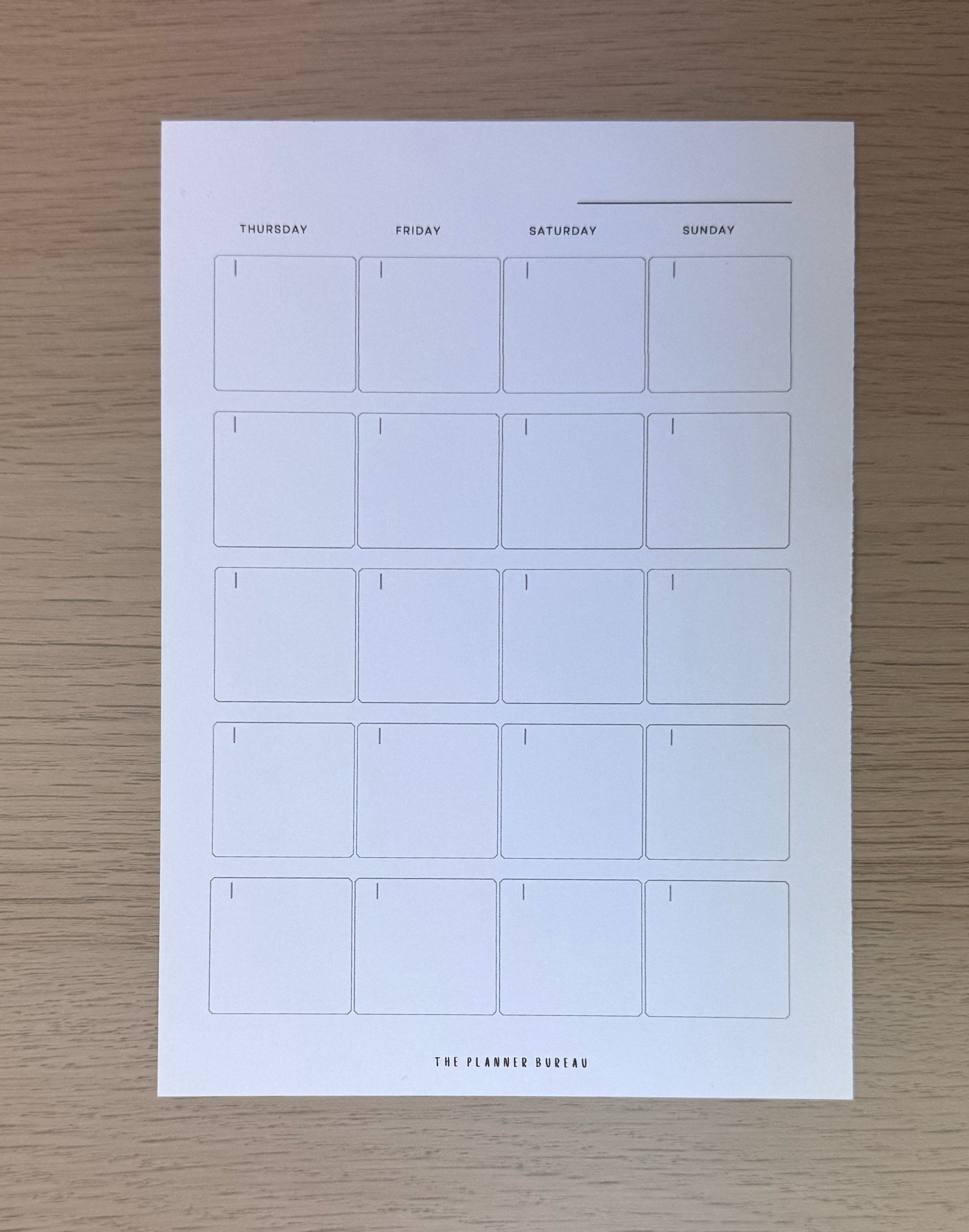 Monthly on 2 Pages