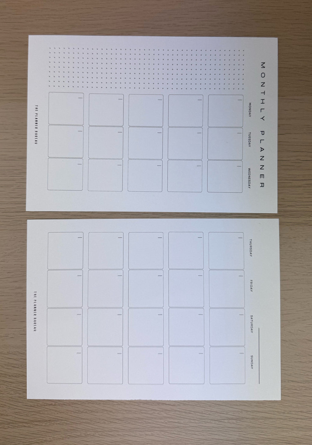 Monthly on 2 Pages