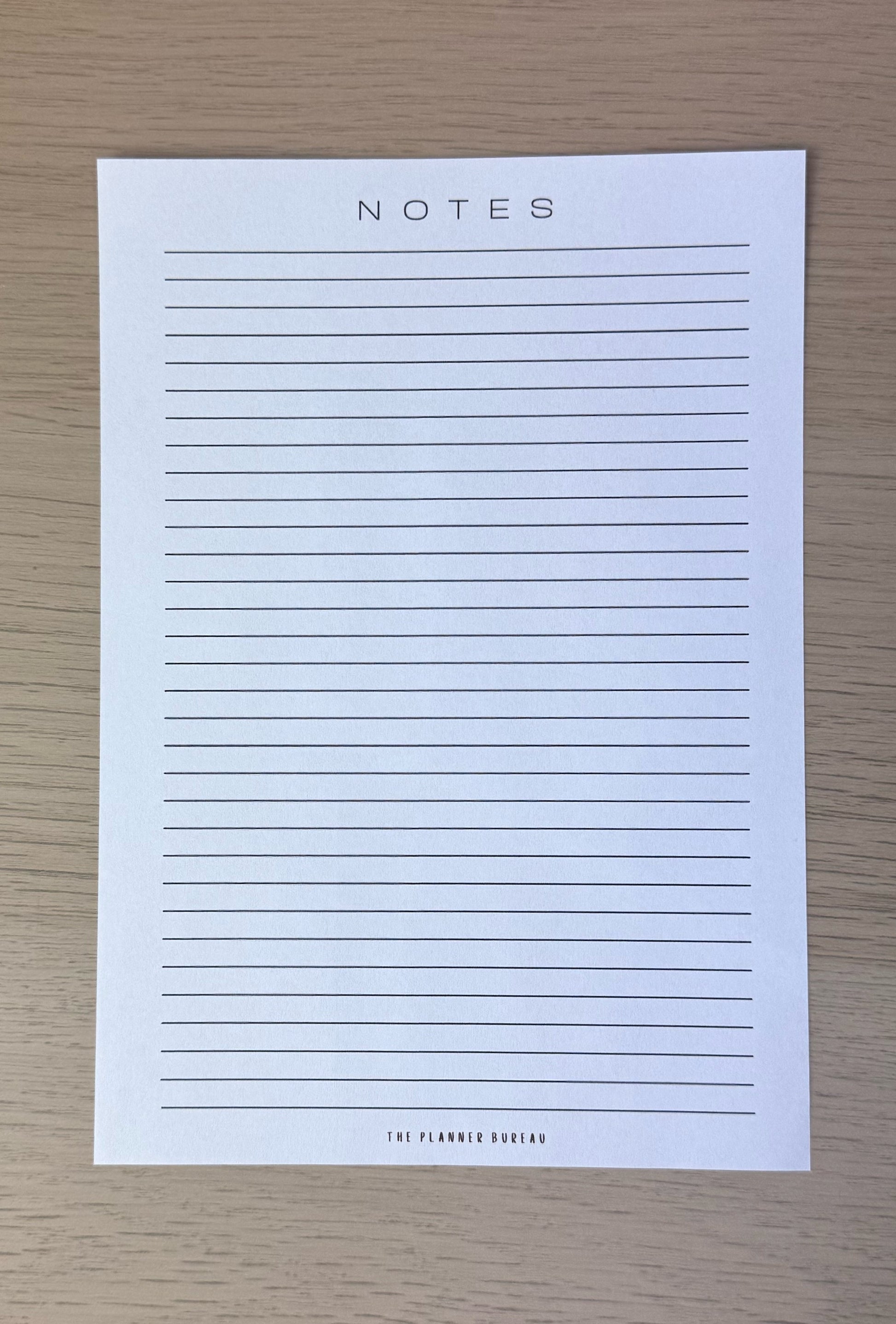 Project Planner Insert