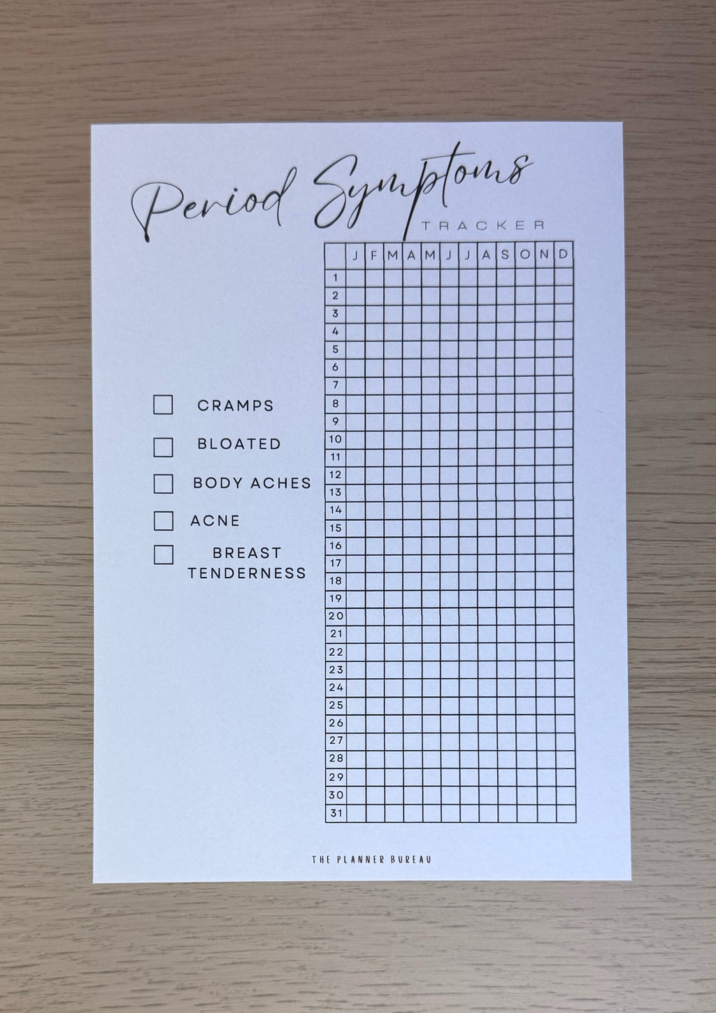 Period Symptom Tracker