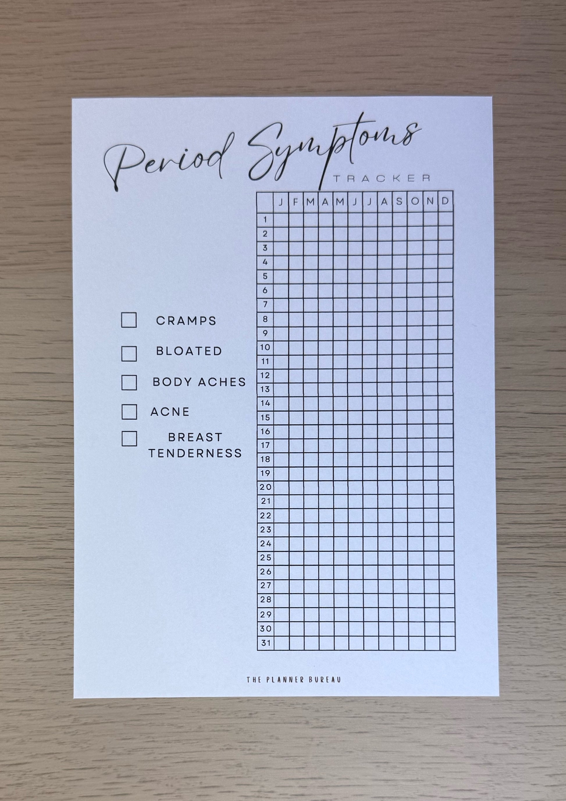 Period Symptom Tracker