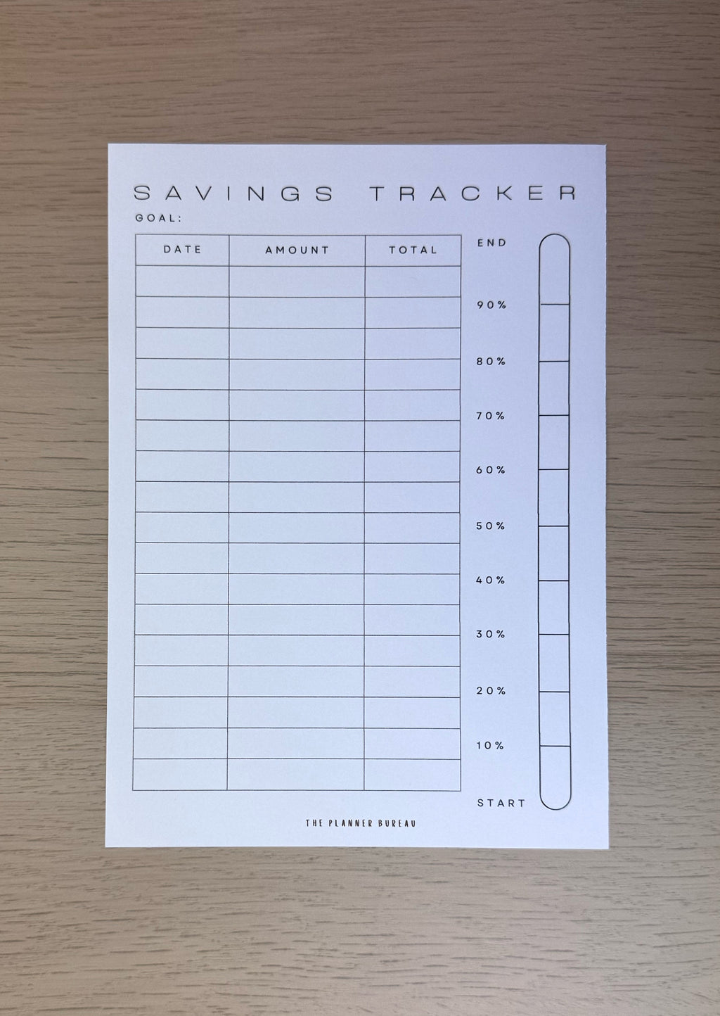 Saving Tracker (Version 1)