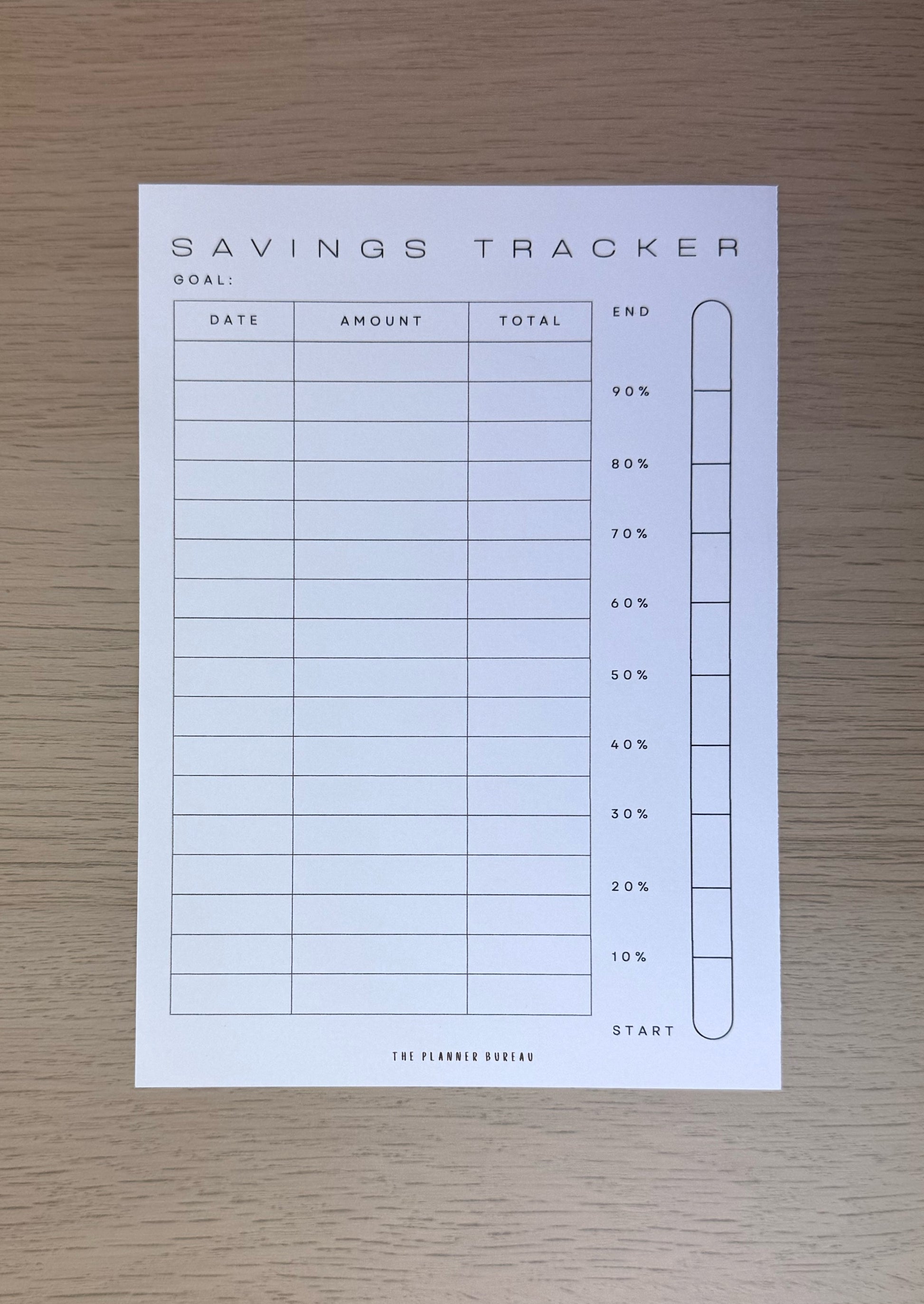Saving Tracker (Version 1)