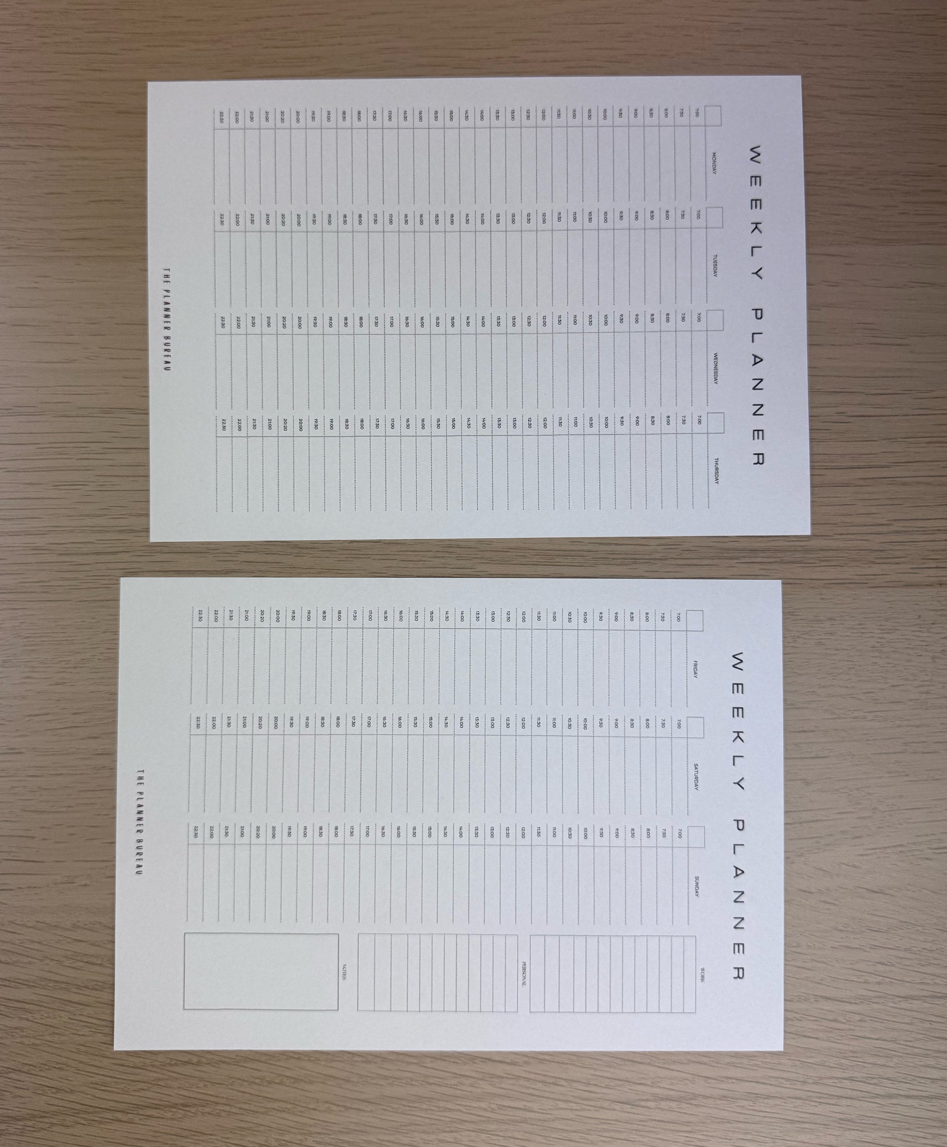 Weekly Planner (Schedule)