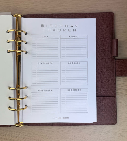 Birthday Tracker