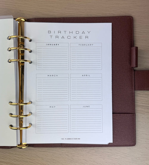 Birthday Tracker