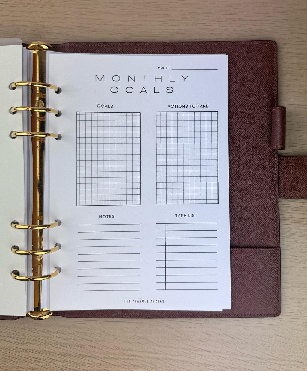 Monthly Goal Planner