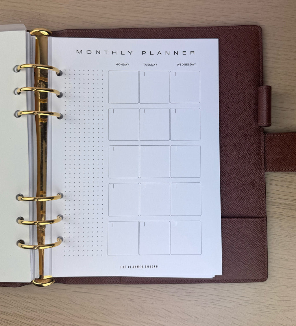 Monthly on 2 Pages