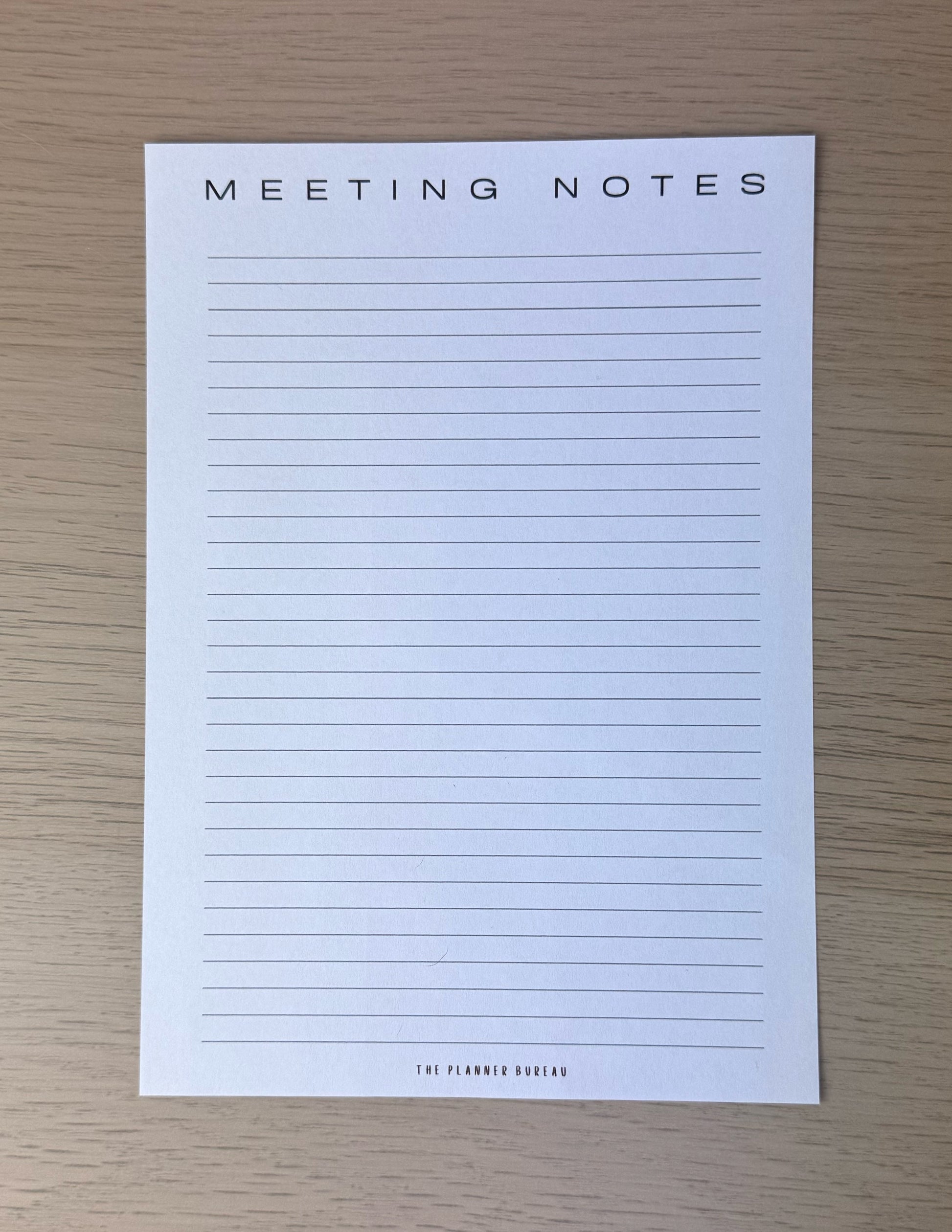 Meeting Notes