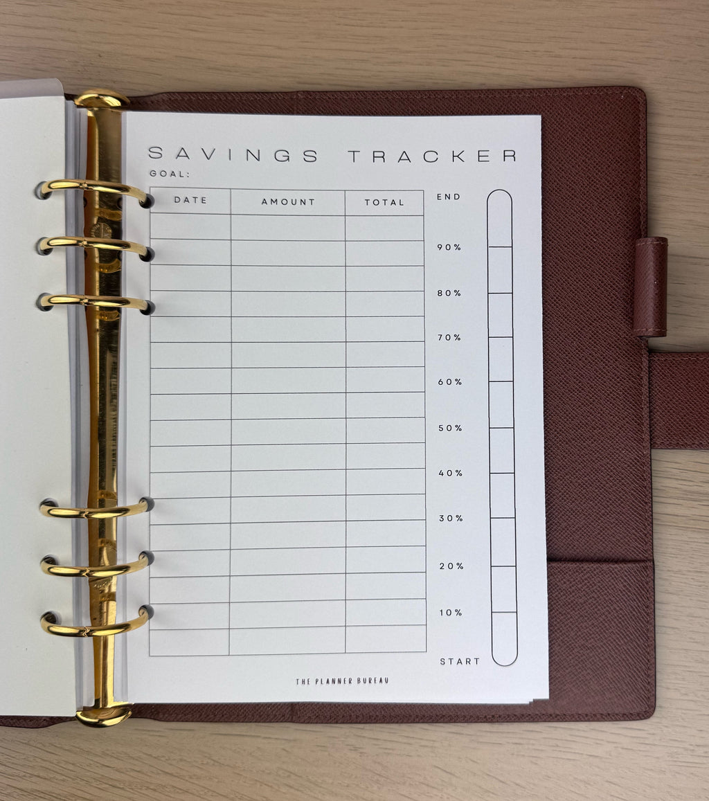 Saving Tracker (Version 1)