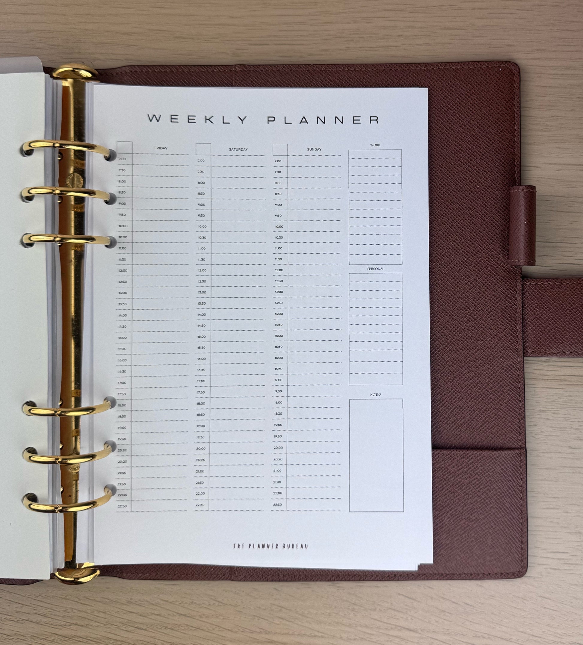 Weekly Planner (Schedule)