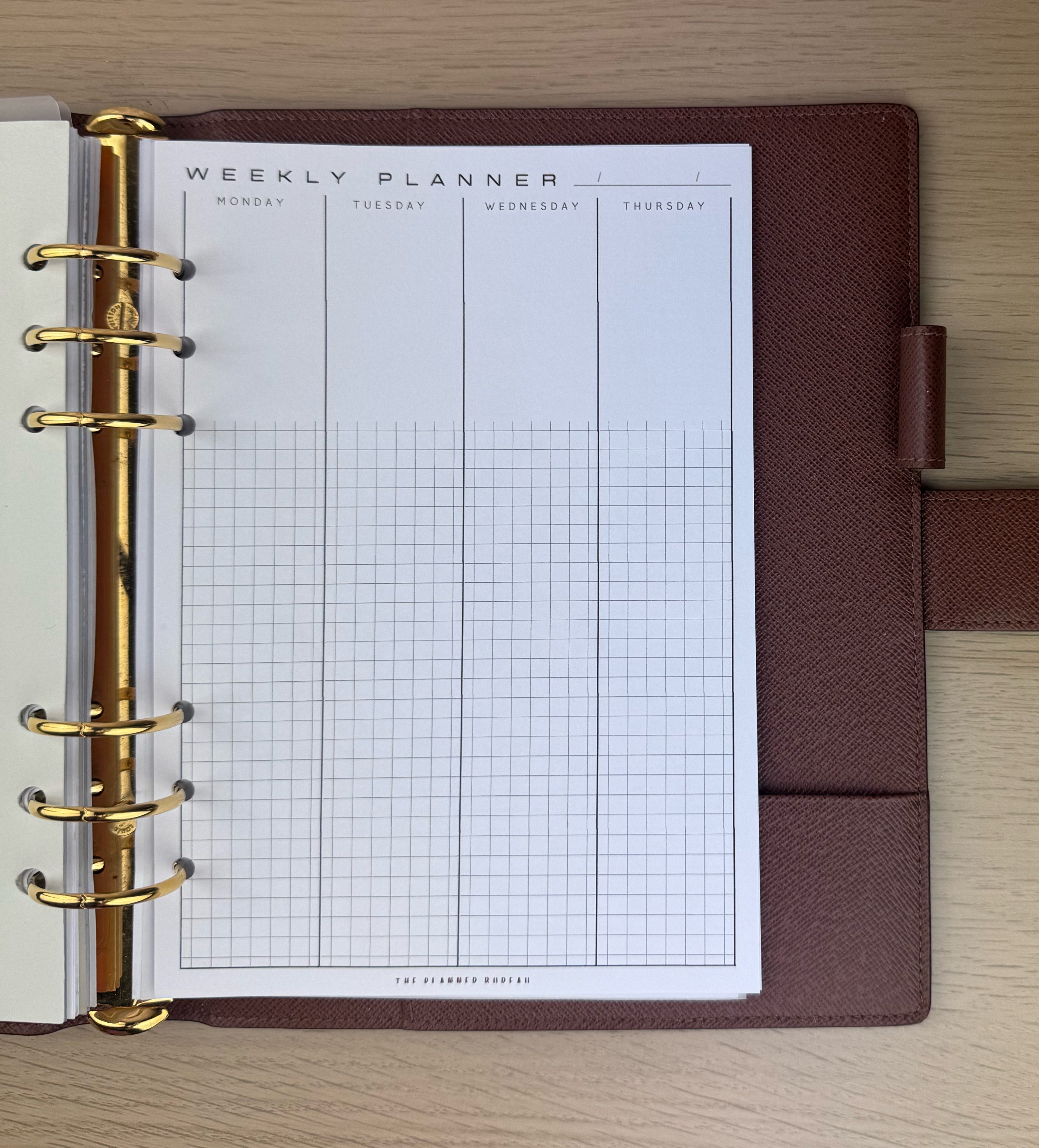 Weekly Planner (Graph) – The Planner Bureau